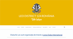 Desktop Screenshot of leoclubs.ro