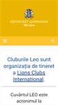 Mobile Screenshot of leoclubs.ro